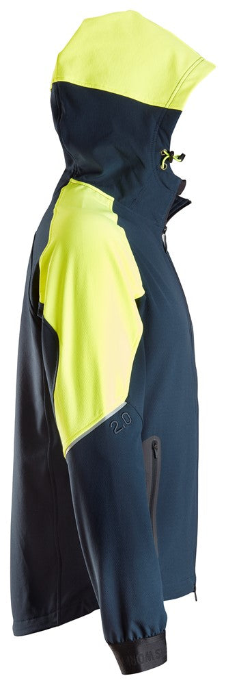 Snickers 8025 FlexiWork, Neon Full Zip Hoodie