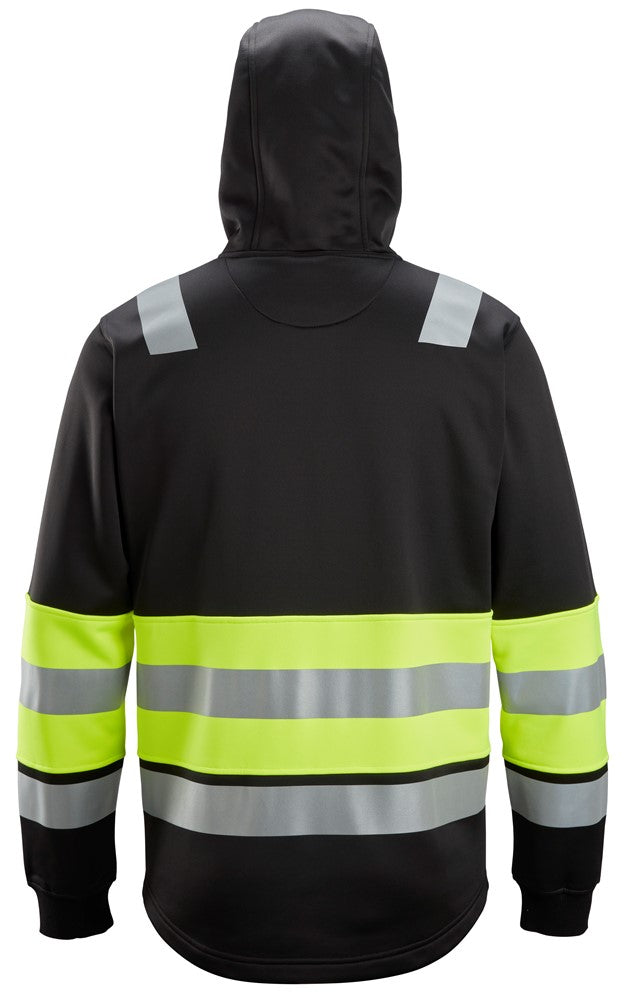 Snickers 8038 High-Vis Class 1 Full Zip Hoodie