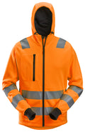 Snickers 8039 High-Vis Class 2/3 Full Zip Hoodie