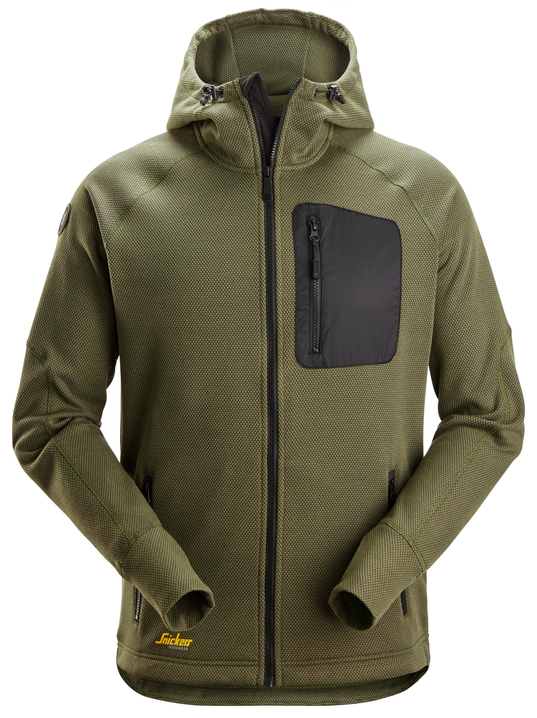 Snickers 8041 FlexiWork, Fleece Full-Zip Hoodie