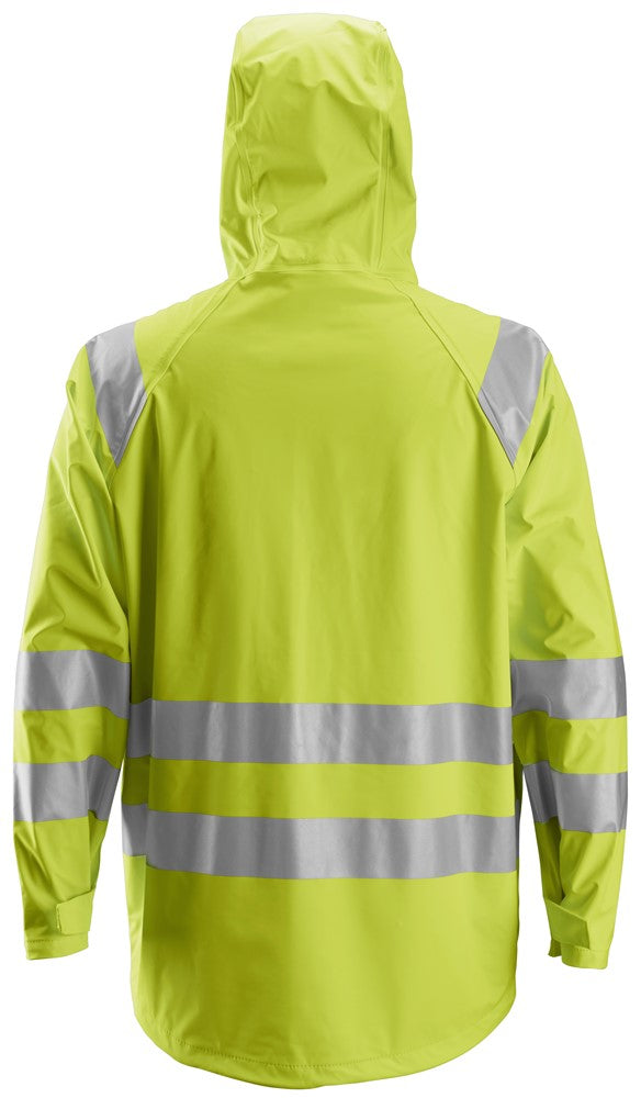 Snickers 8233 High-Vis PU Rain Jacket Class 3