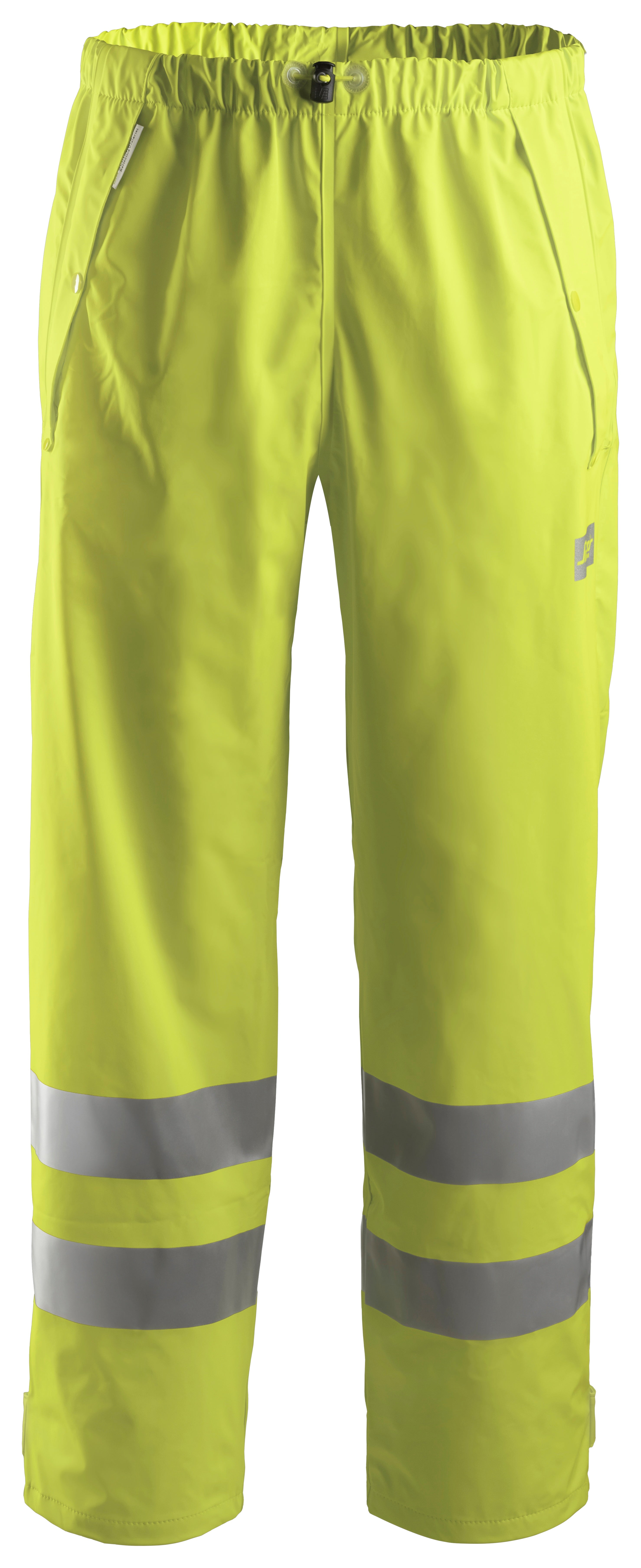 Snickers 8243 High-Vis PU Rain Trousers Class 2