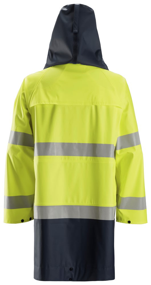 Snickers 8261 ProtecWork, Rain Jacket PU, High-Vis Class 3