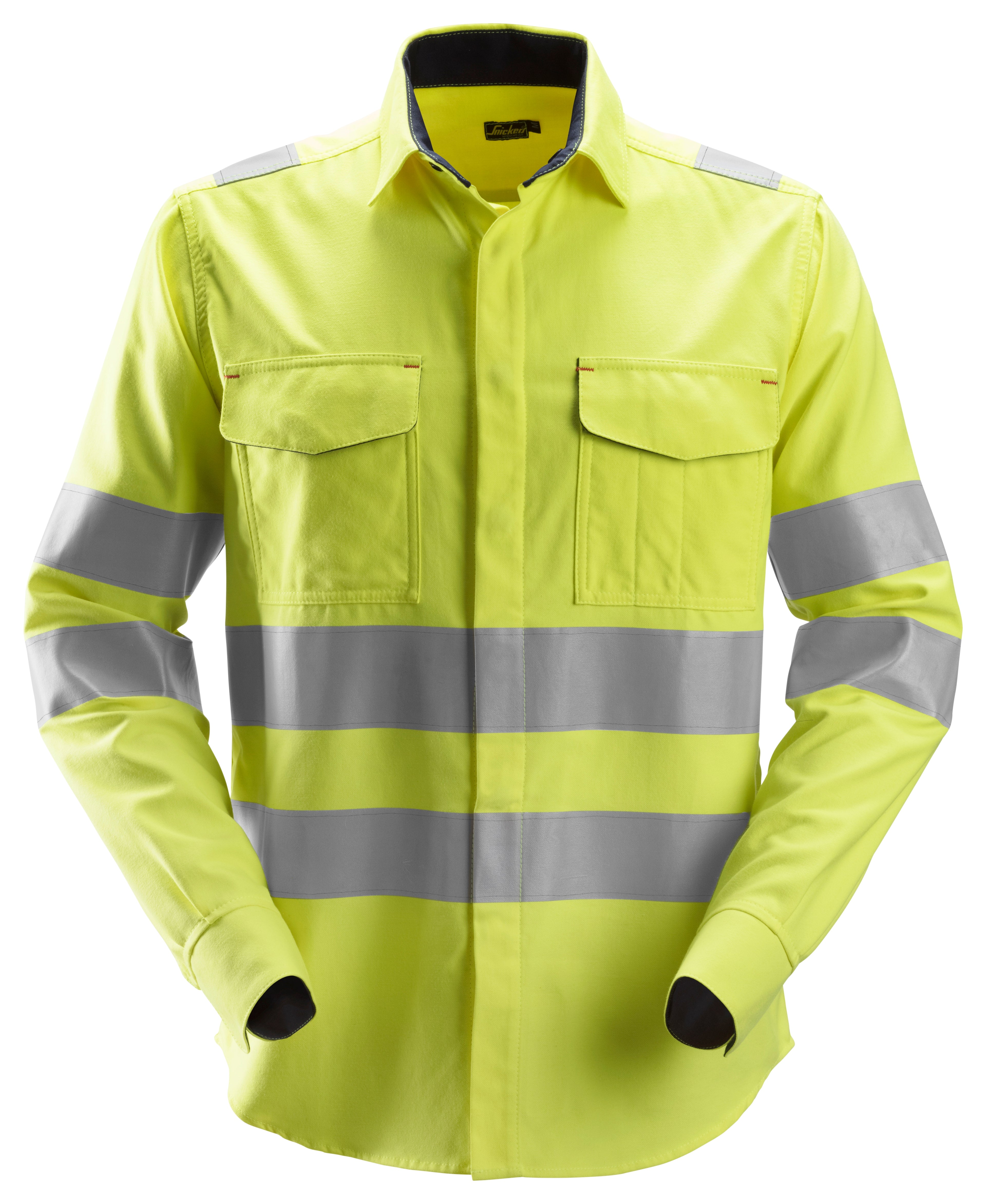 Snickers 8565 ProtecWork, Long Sleeve Welding Shirt, High-Vis Class 3