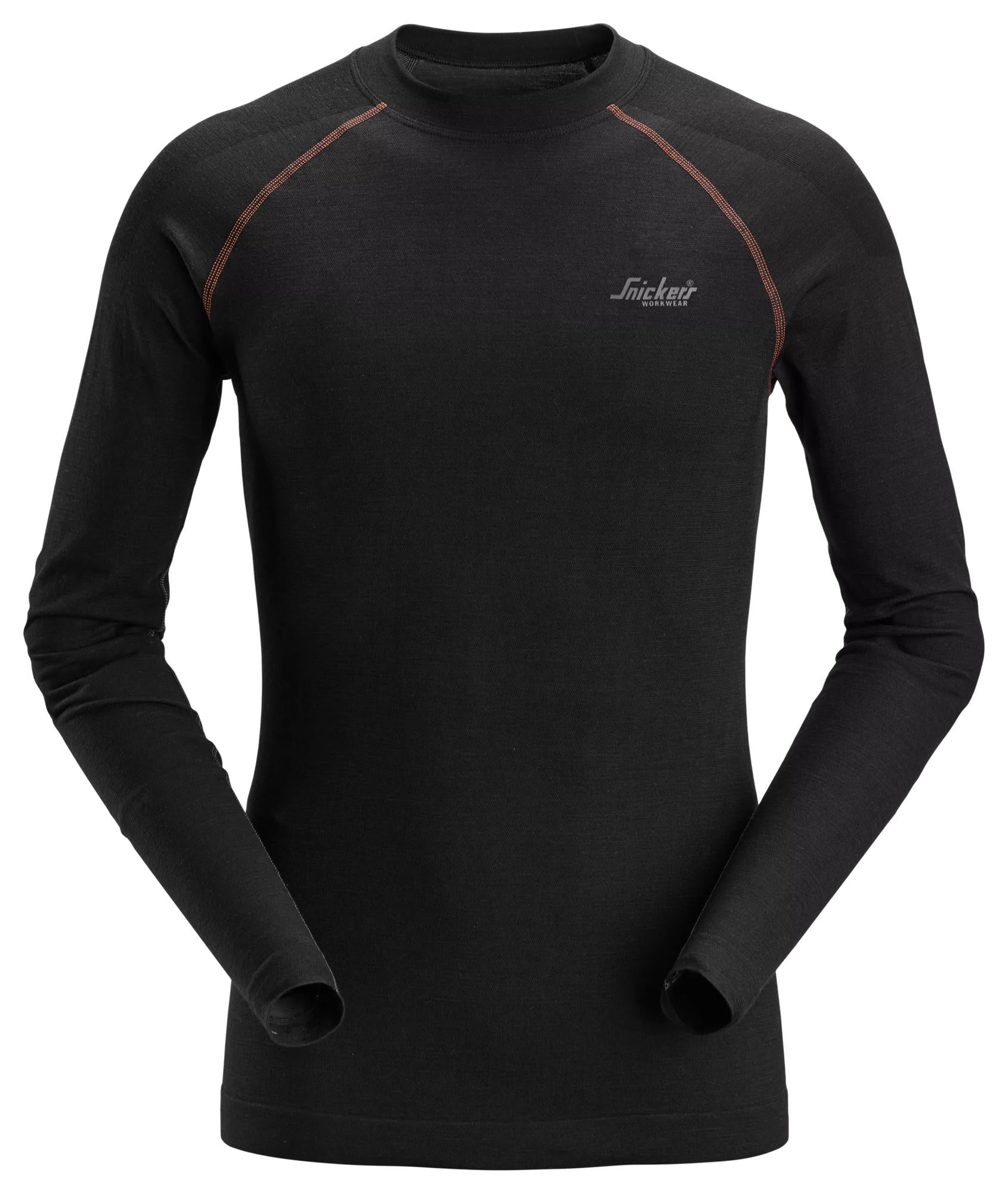 Snickers 9483 Seamless Base Layer, Heat Regulating Wool Top
