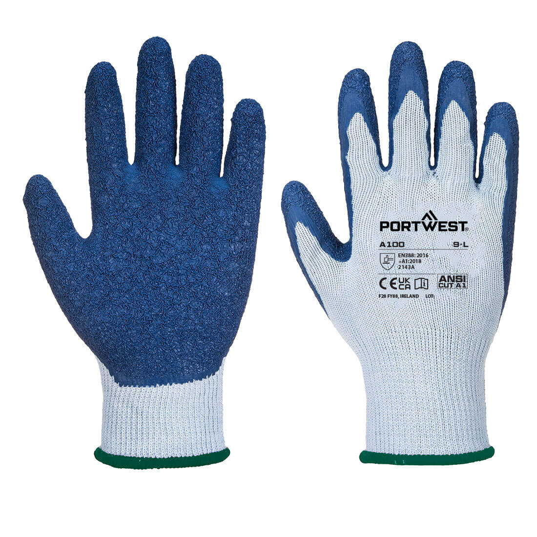 Portwest Grip 10 Latex Glove- Style A100