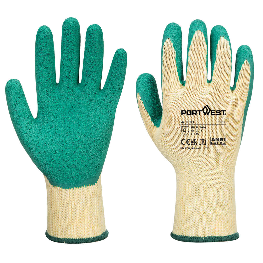Portwest Grip 10 Latex Glove- Style A100