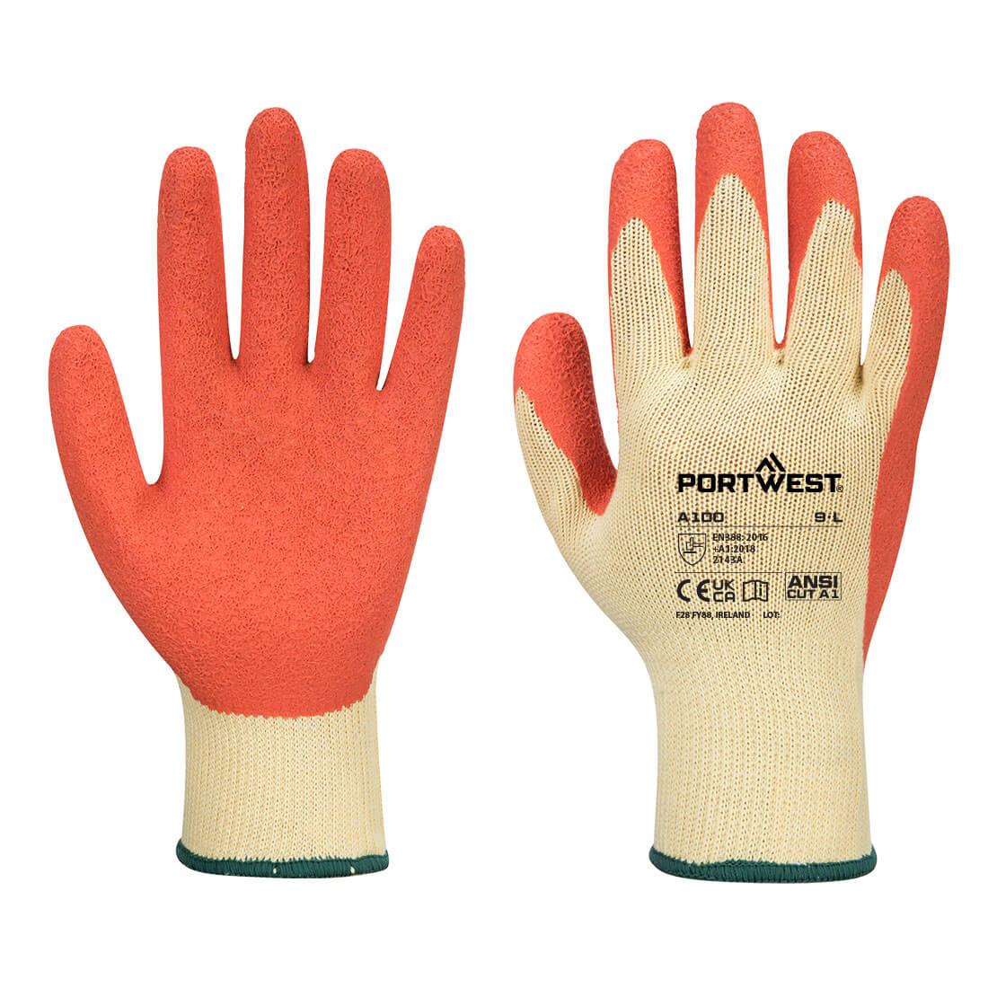 Portwest Grip 10 Latex Glove- Style A100