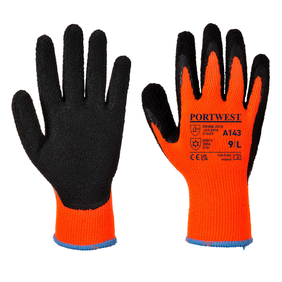 Portwest Cold 10 Latex Foam Glove - Style A143