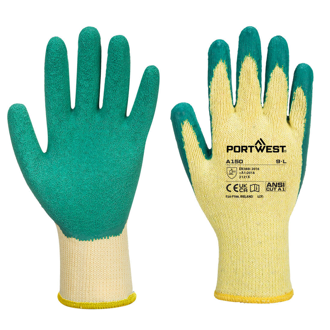 Portwest Grip 10 Latex Economy Glove- Style A150