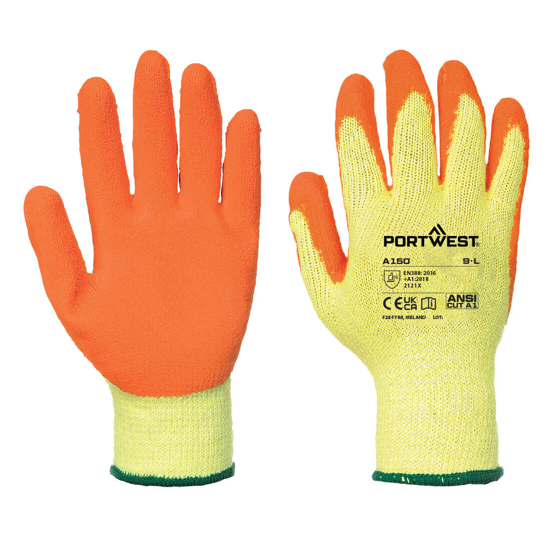 Portwest Grip 10 Latex Economy Glove- Style A150