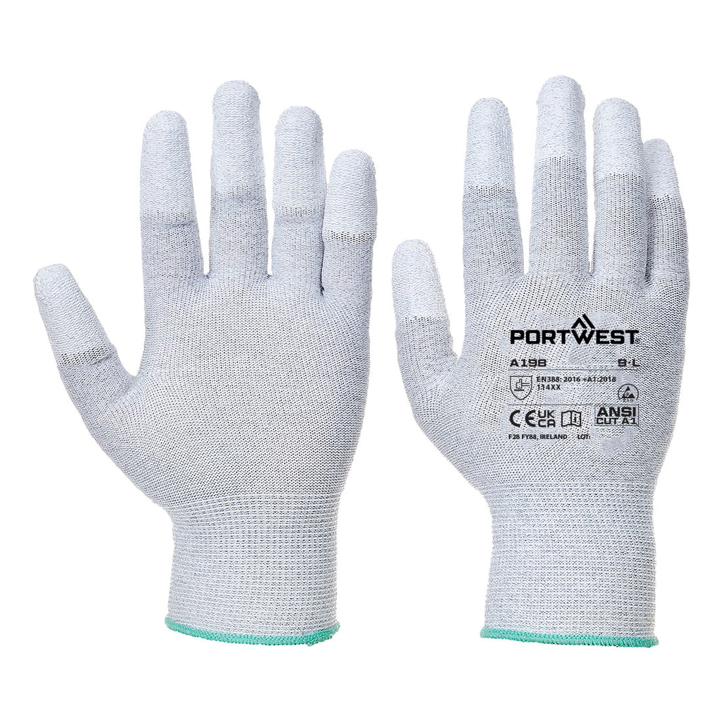 Portwest ESD 13 PU Fingertip Glove- Style A198