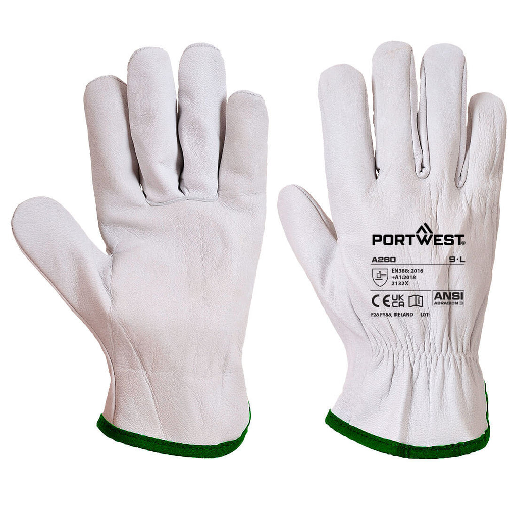 Portwest Leather Driver 115 Goat Grain Glove- Style A260