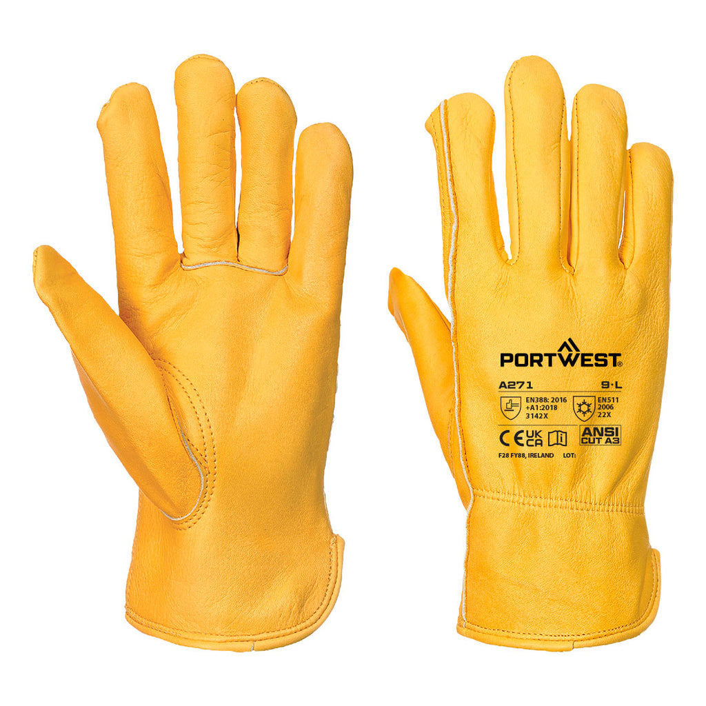 Portwest Cold 200 Cow Grain Driver Glove- Style A271