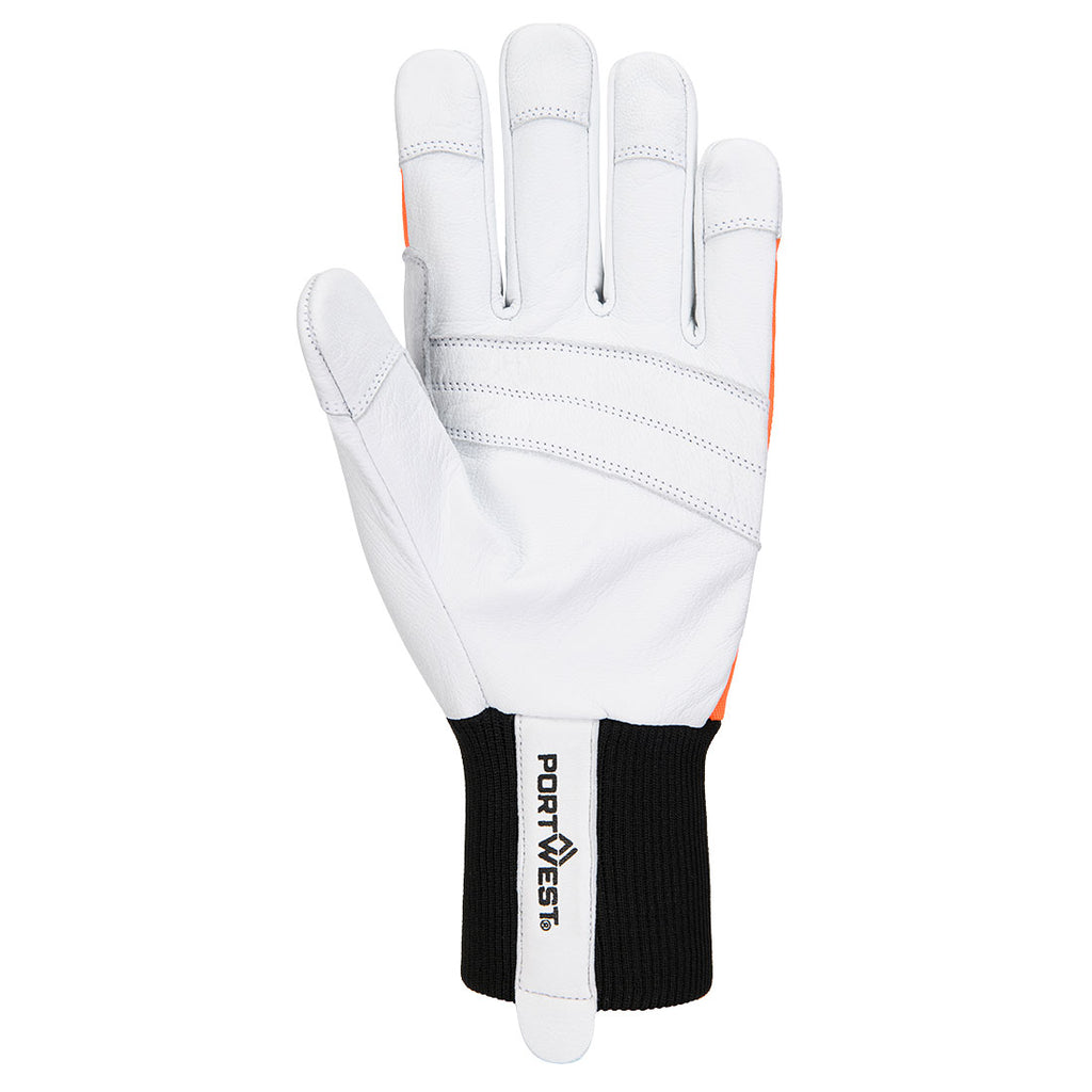 Portwest Chainsaw 150 Goat Leather Glove Class 1 - Style A291