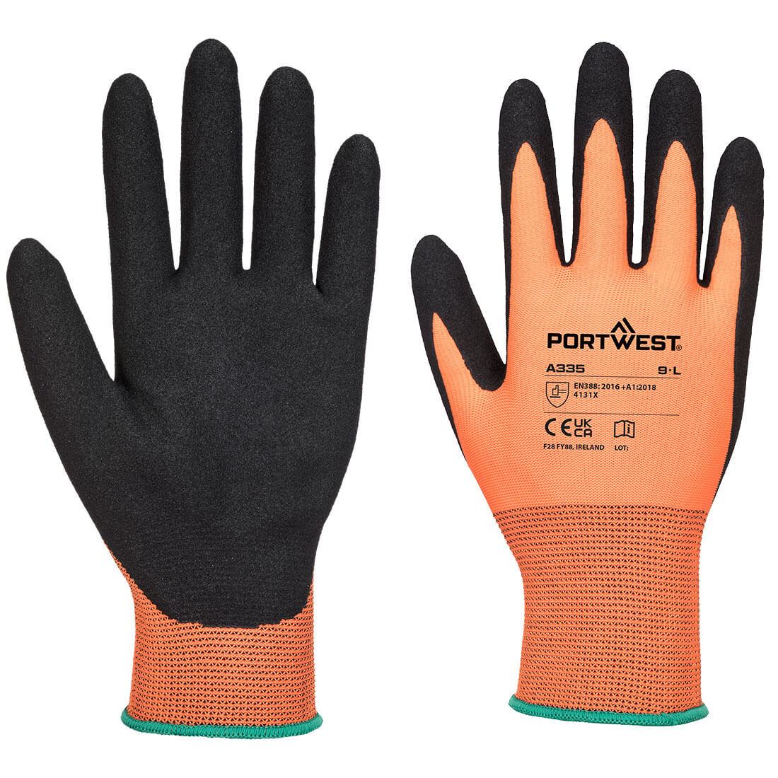 Portwest Grip 15 Nitrile Sandy Glove- Style A335