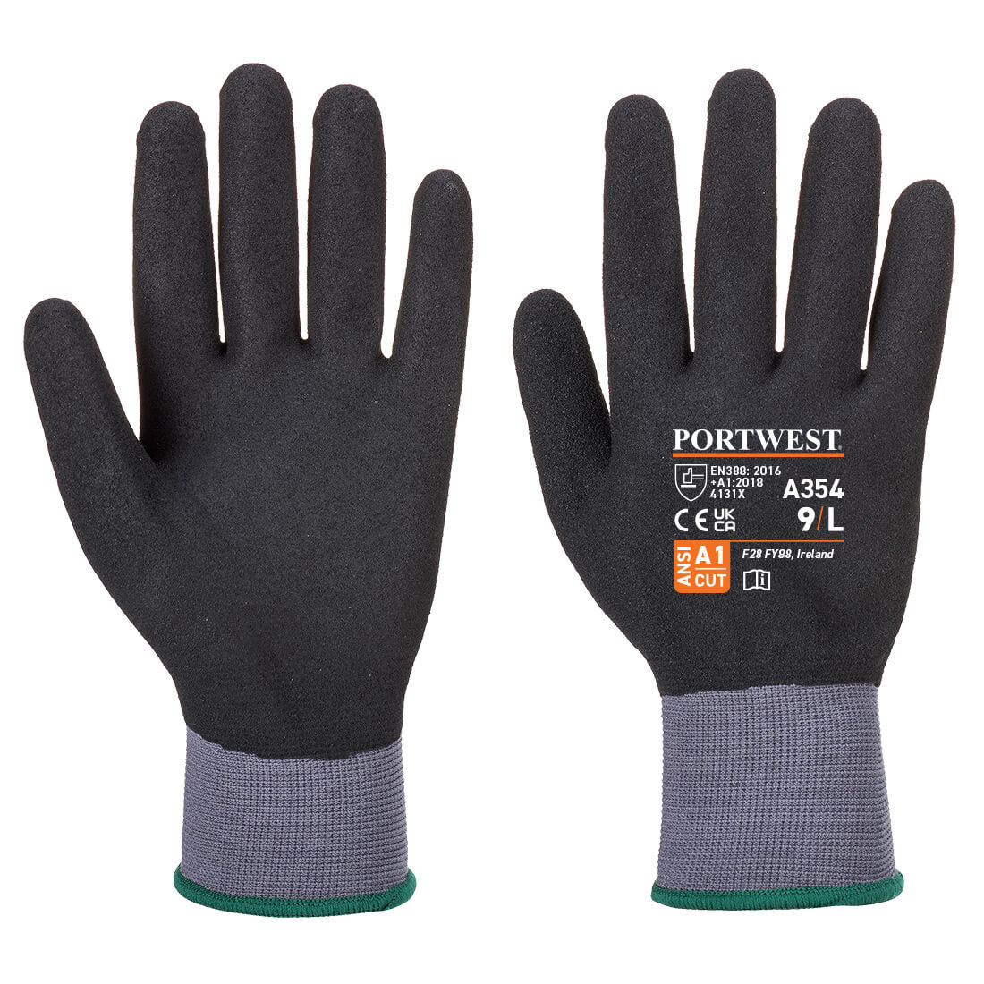 Portwest DermiFlex Ultra Pro Glove - Nitrile Sandy- Style A354
