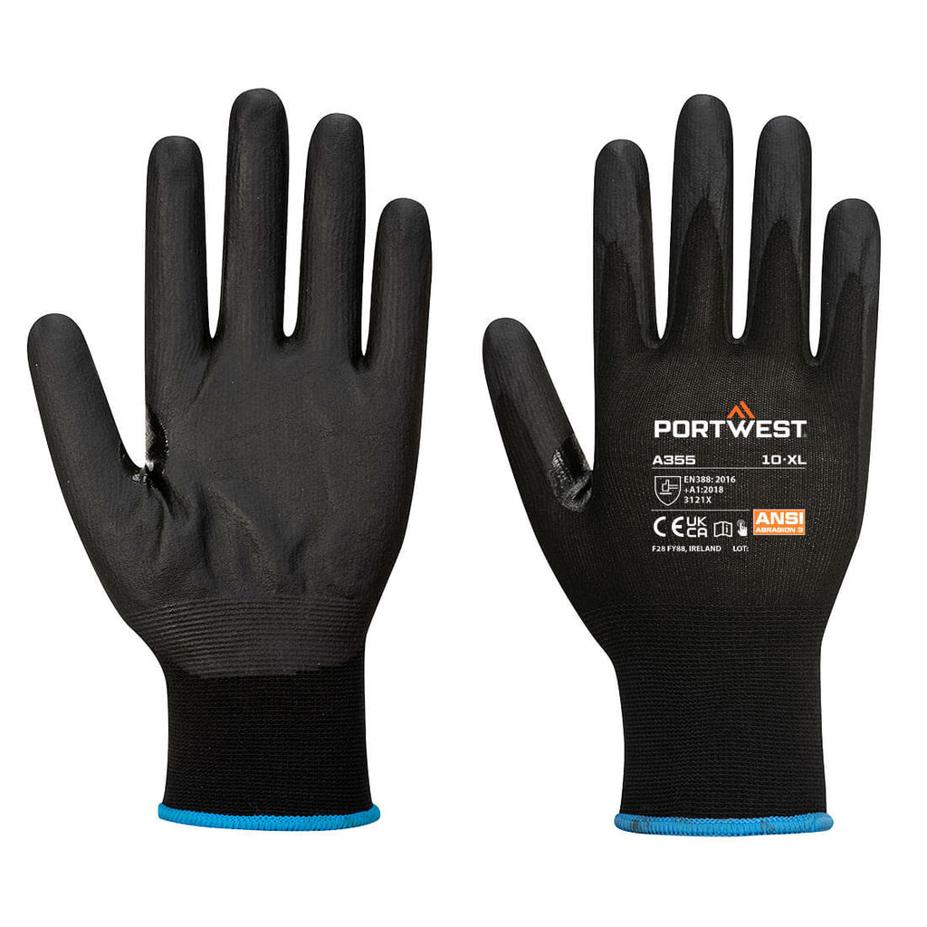 Portwest Grip 15 Nitrile Foam Touchscreen Glove (Pk12)- Style A355