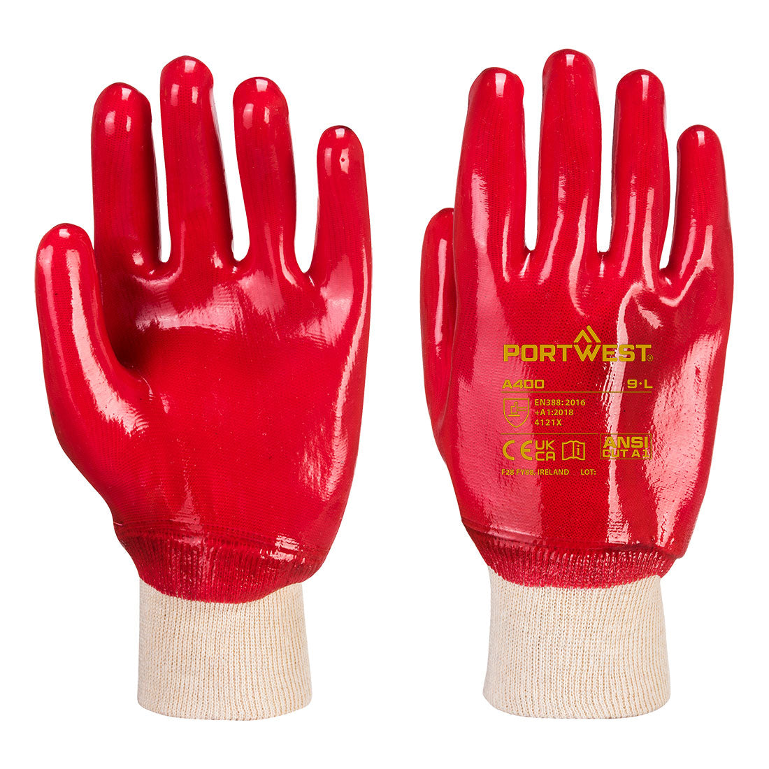 Portwest Grip PVC Knitwrist- Style A400