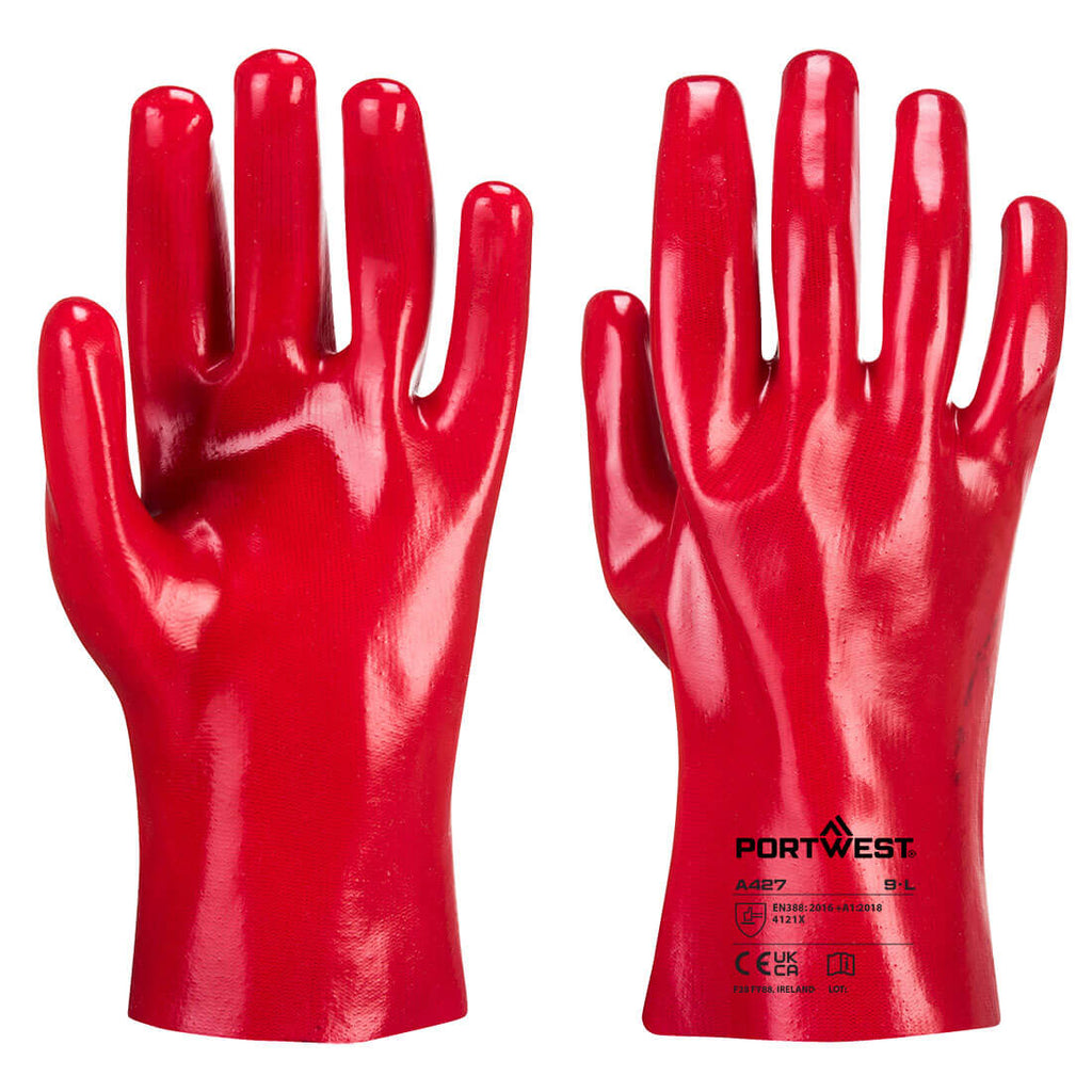 Portwest Grip 12 PVC Gauntlet 27cm- Style A427