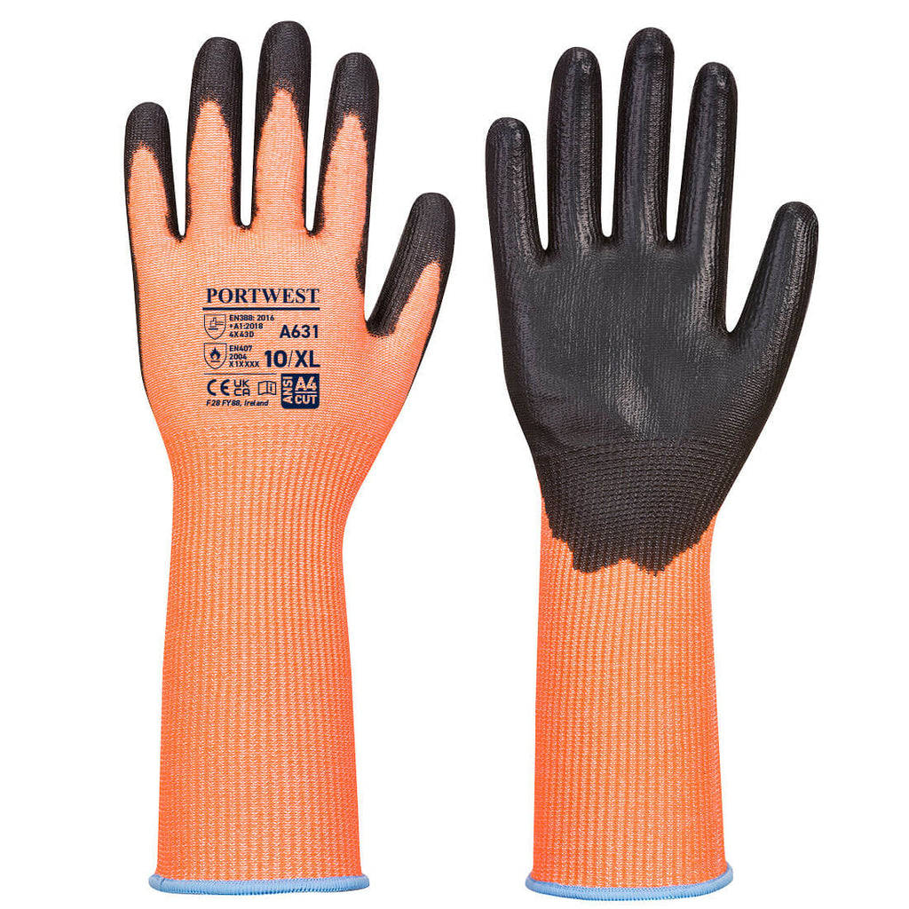 Portwest Vis-Tex Cut Glove Long Cuff- Style A631