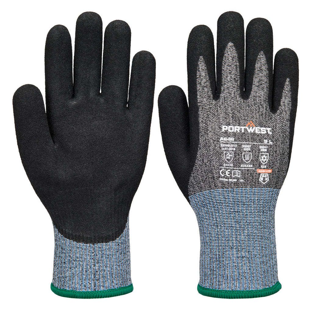 Portwest Cold D13 Nitrile Viz-Tex Cut Glove- Style A646
