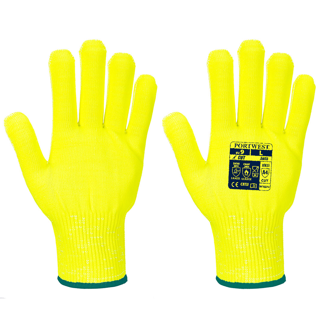 Portwest Cut D13 Viz-Tex Liner Glove- Style A688