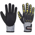 Portwest Impact C13 Nitrile Sandy Reinforced Palm Glove- Style A722