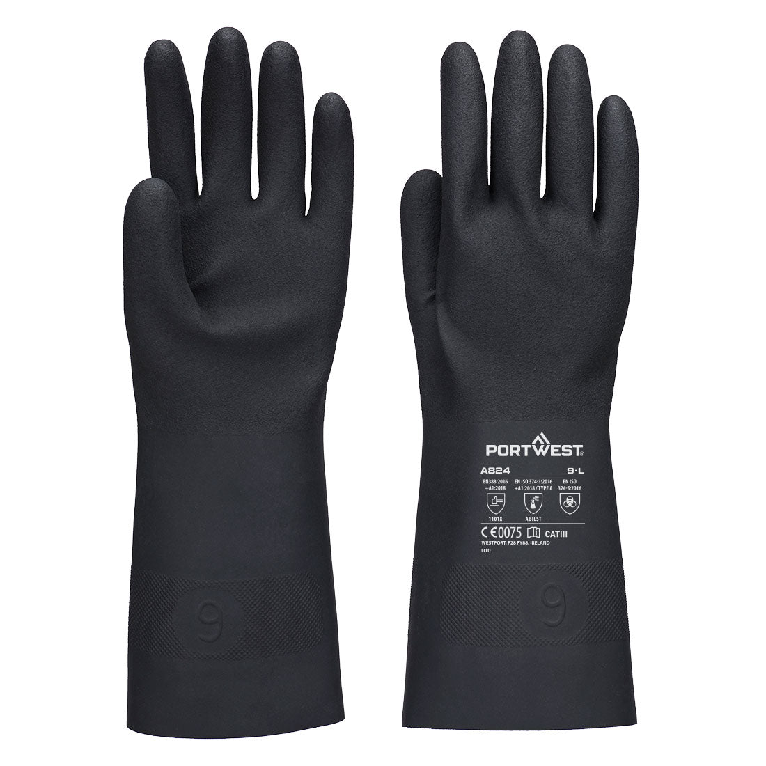 Portwest Chem 350 Butyl Gauntlet- Style A824