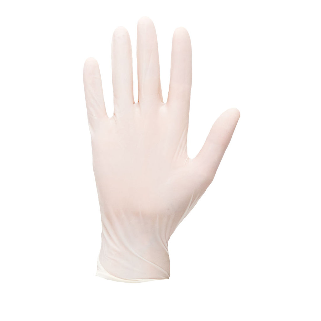Portwest Powdered Latex Disposable Glove (Pk100)- Style A910