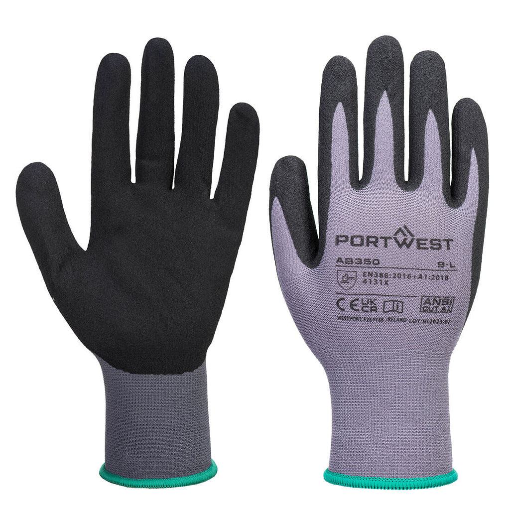 Portwest Grip 15 Nitrile Sandy Essential Multipack (Pk12)- Style AB350