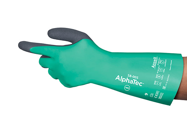 Ansell Alphatec 58-005 Gauntlet Glove. (Per 6)