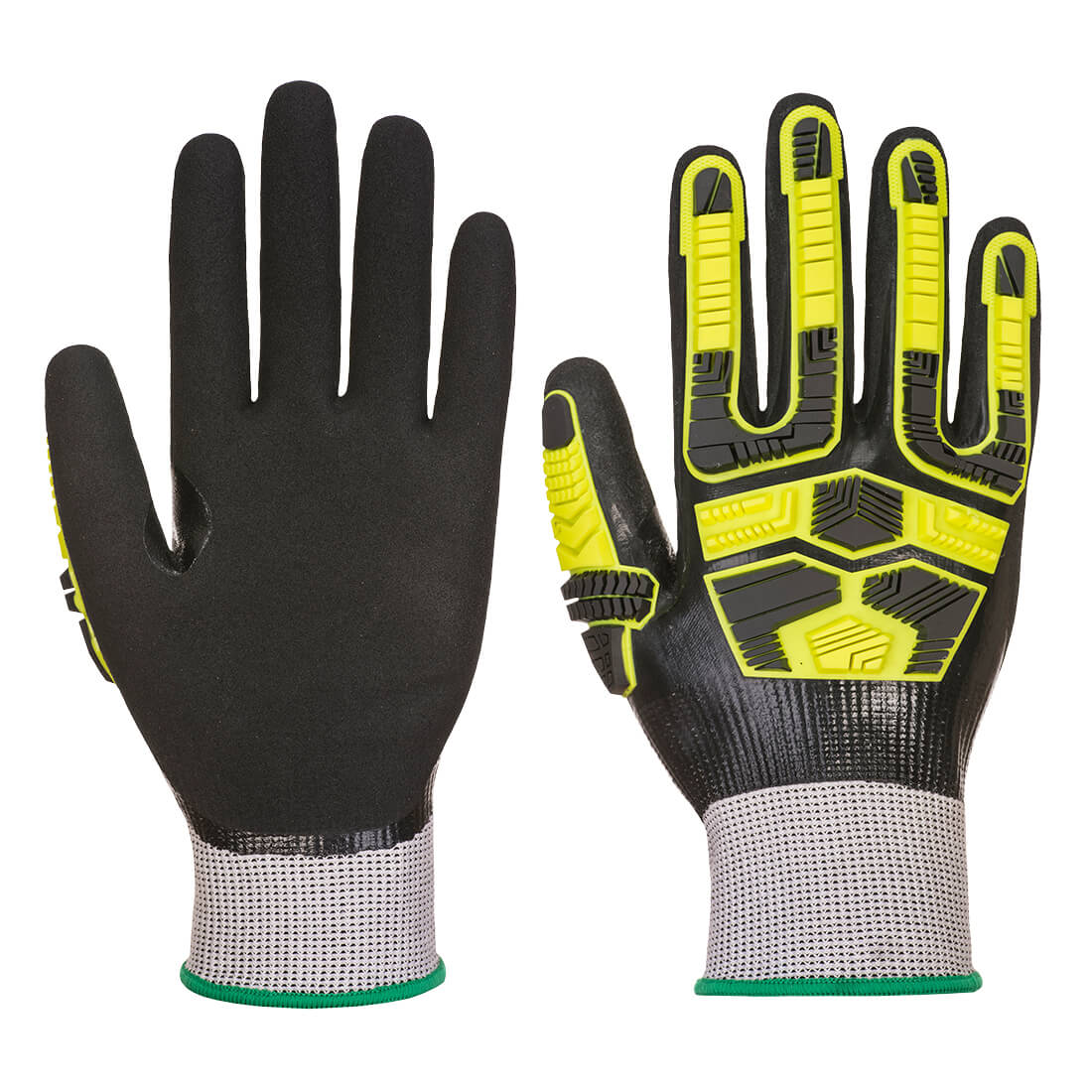 Portwest Impact D18 Nitrile Sandy TPR Waterproof Glove- Style AP55