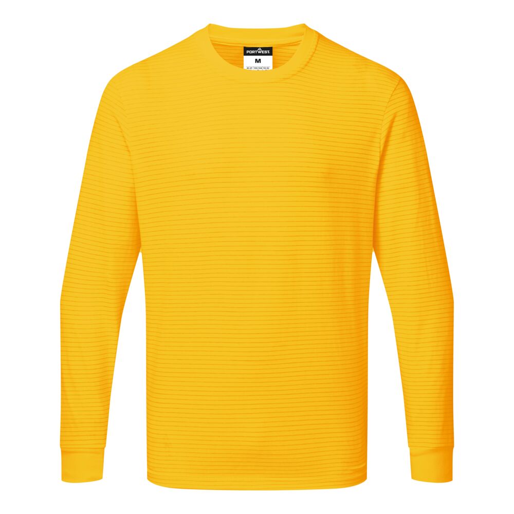 Portwest Anti-Static ESD T-Shirt L/S- Style AS22