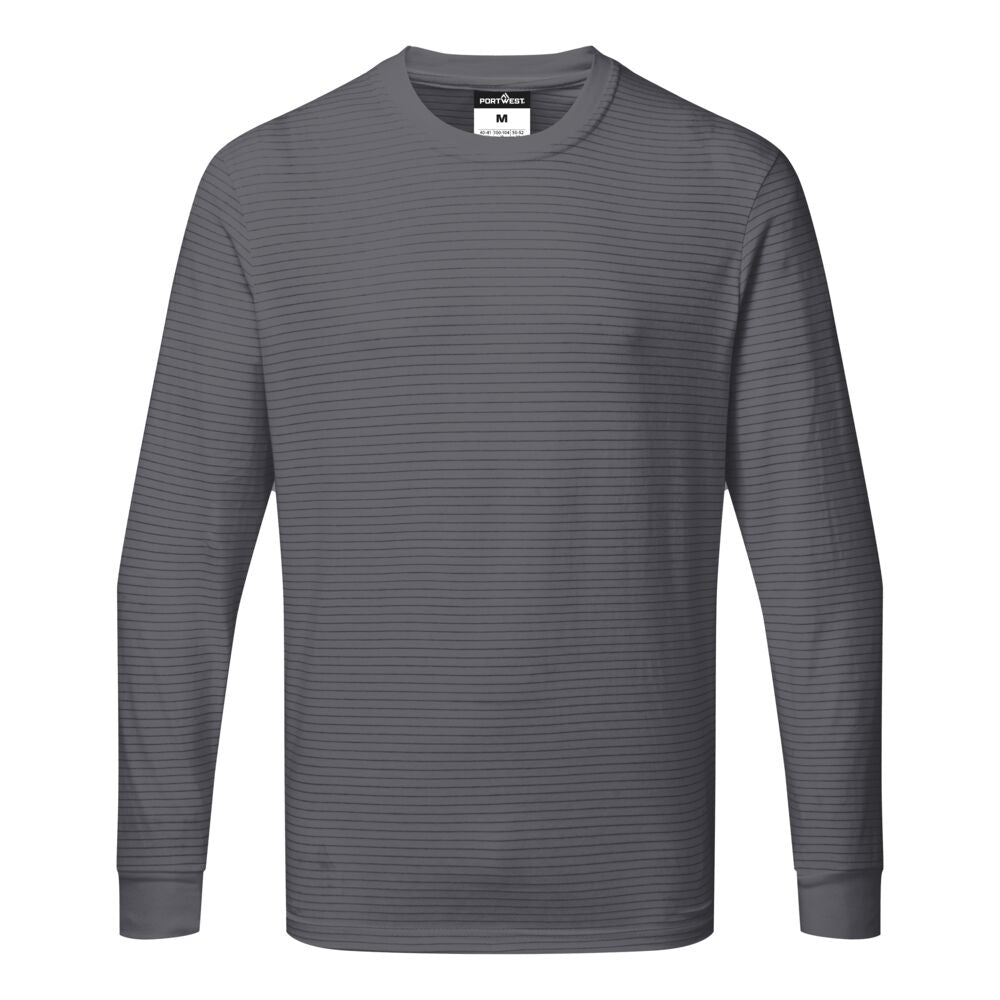 Portwest Anti-Static ESD T-Shirt L/S- Style AS22