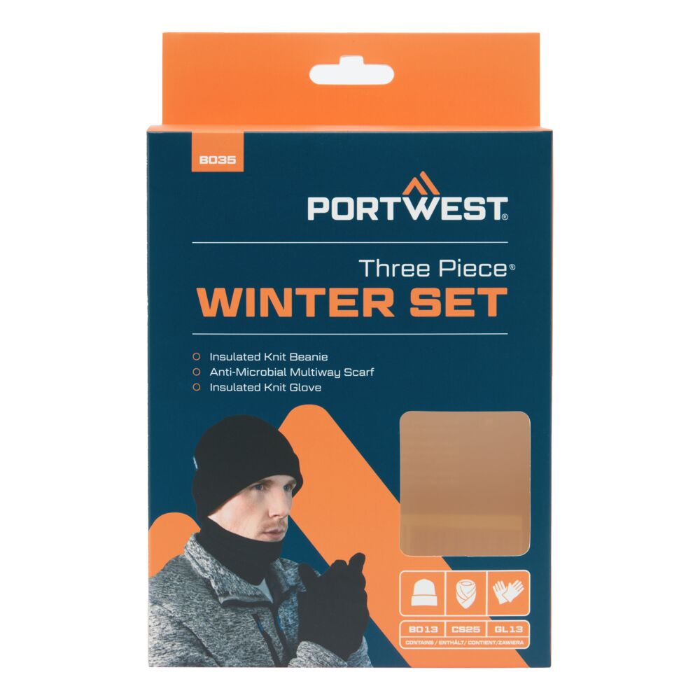 Portwest Winter Accessory Set (3pcs)- Style B035