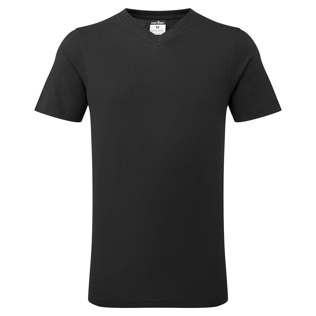 Portwest V-Neck Cotton T-Shirt S/S- Style B197