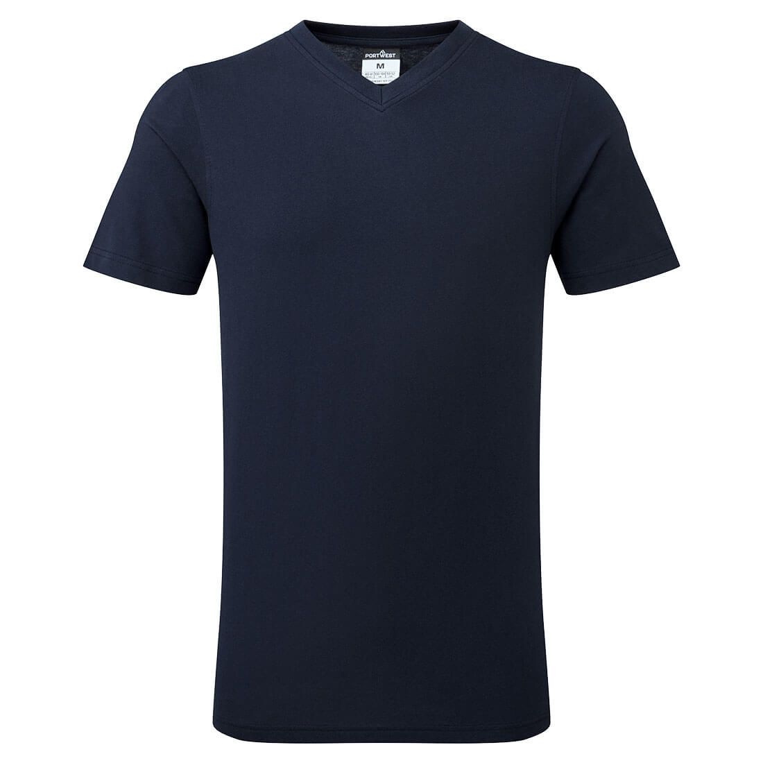 Portwest V-Neck Cotton T-Shirt S/S- Style B197