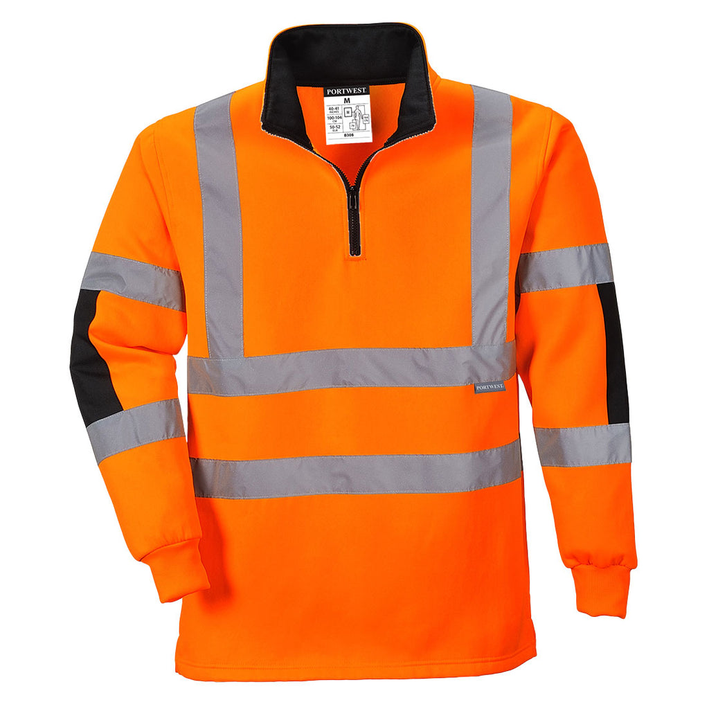 Portwest Xenon Hi-Vis Rugby Shirt- Style B308
