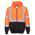 Portwest Hi-Vis Contrast Zipped Hoodie- Style B315