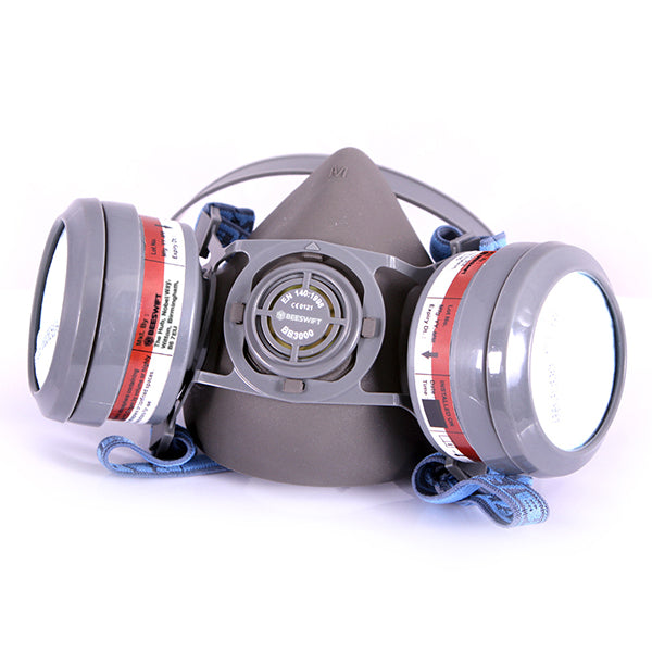 Beeswift Twin Filter Complete Pre-Assembled Respirator With A1P2 Filters. (Each)