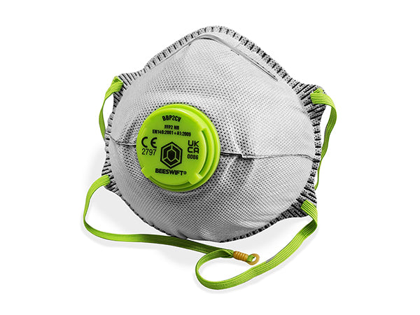 Beeswift P2 Valved Charcoal Mask (per 10)