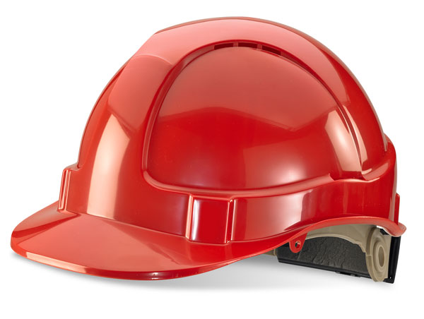 Beeswift Wheel Ratchet Vented Safety Helmet. (Each)