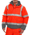 Beeswift Two-Tone Hi-Vis Bomber Jacket. (Each)