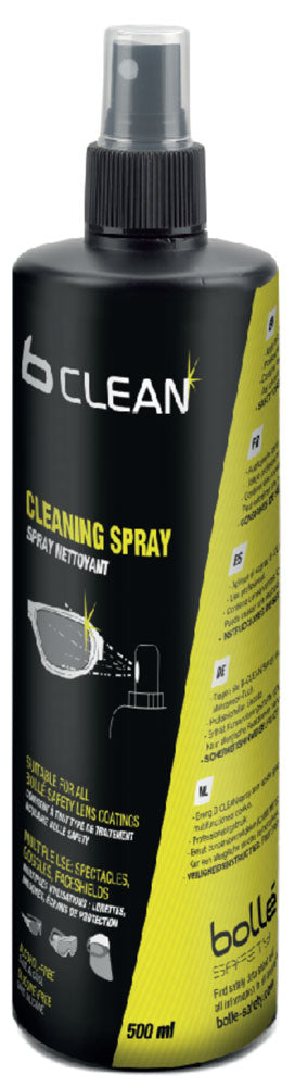 Bolle Safety Lens Cleaning Spray For Bob600 Cleaning Station 500Ml. (Each)