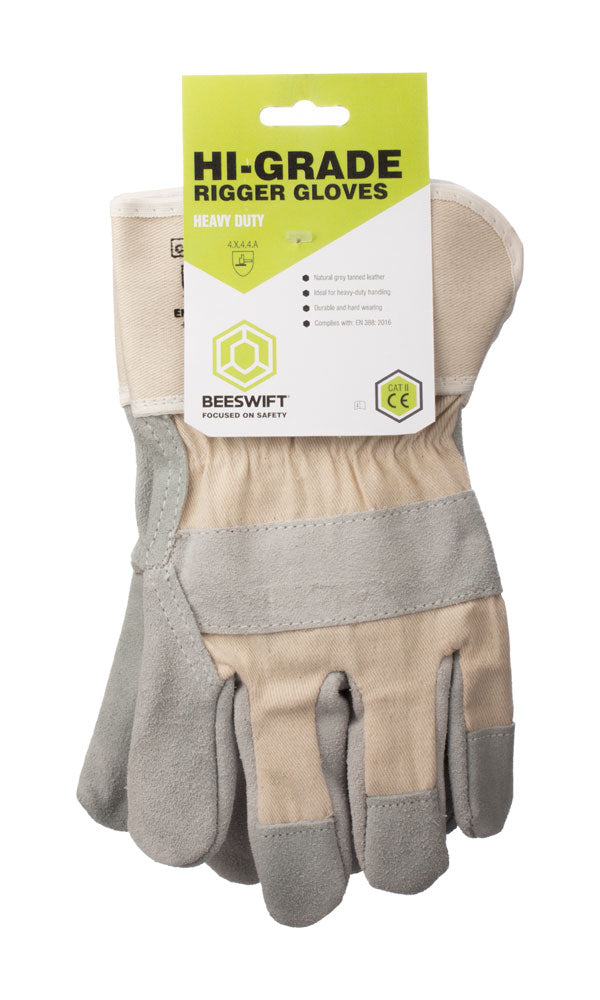 Canadian High Quality Leather Rigger Glove. (Pair)