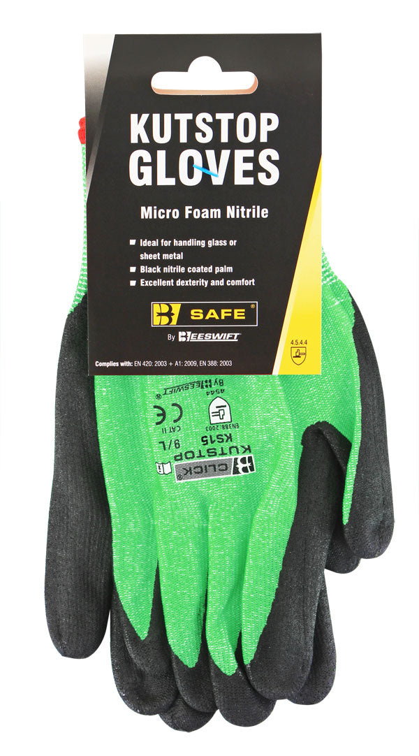 Kutstop Micro Foam Nitrile Glove. (Pair)