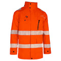 Beeswift Deltic Hi-Vis Ripstop Breathable And Waterproof Rail  Jacket. (Each)