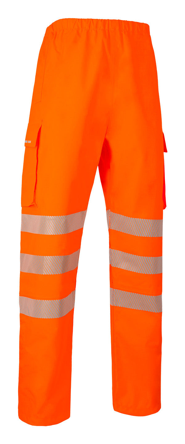 Beeswift Deltic Hi-Vis Ripstop Breathable And Waterproof Rail Overtrouser. (Each)