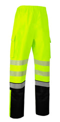 Beeswift Deltic Hi-Vis Two-Tone Ripstop Breathable And Waterproof Rail Overtrouser. (Each)